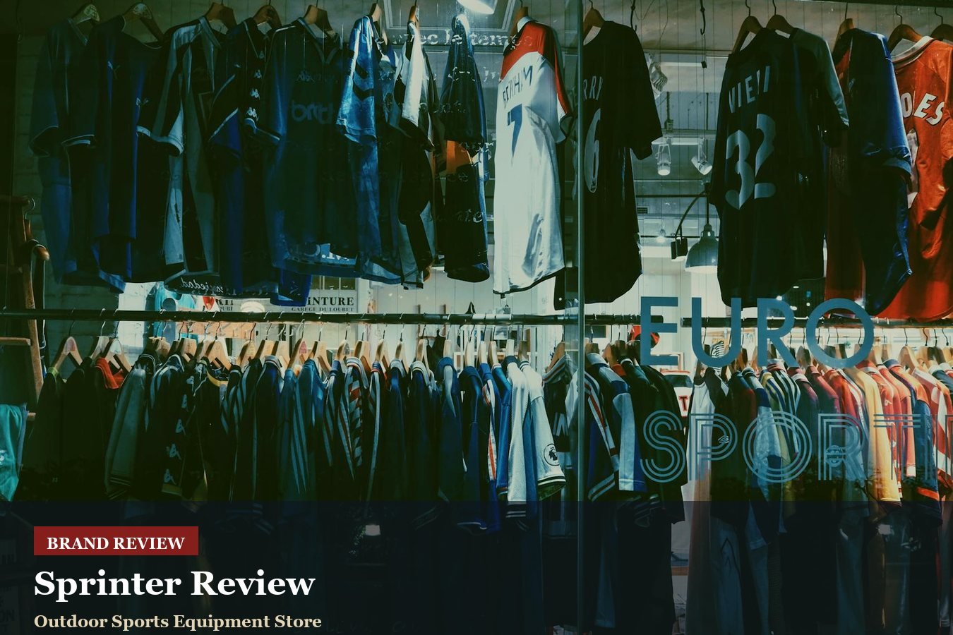 Sprinter Review: Sportswear, Shoe Sizing And Delivery Speed